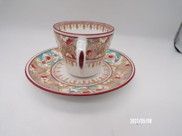 Product Image and Link for Beautiful SARREGUEMINES Demitasse Cup and Saucer Set