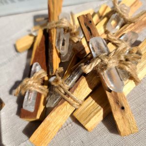 Product Image and Link for Palo Santo with Quartz Point