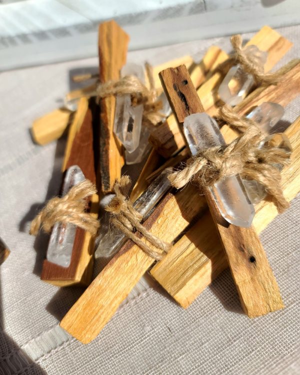 Product Image and Link for Palo Santo with Quartz Point