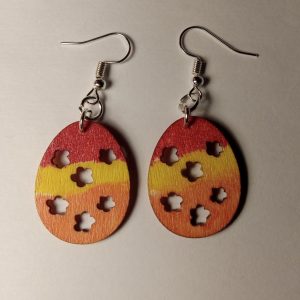 Product Image and Link for Easter Sale!!! Red, Yellow and Orange Egg Earrings