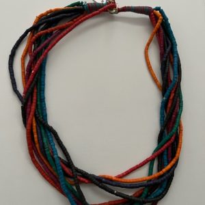 Product Image and Link for Women’s Multi-colored Twisted Bead Necklace – Item 2028