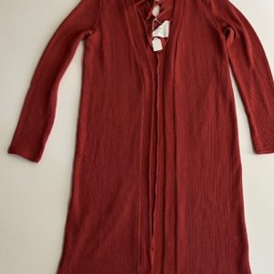 Product Image and Link for Women’s Sadie & Love Rust Maxi Sweater (Size M) – Item 3109