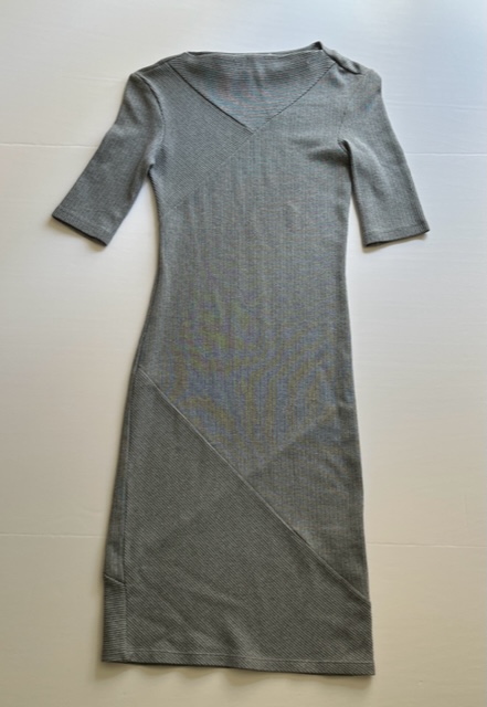 Product Image and Link for Women’s H&M Grey Short Sleeve Rib-Knit Dress