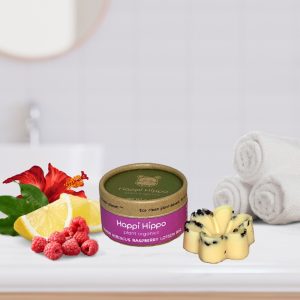 Product Image and Link for Solid Lotion Bar – Lemon Hibiscus Raspberry