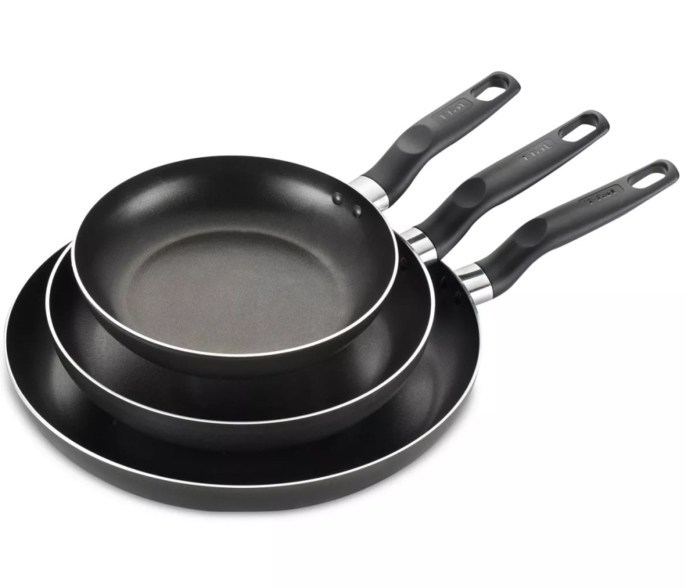 T-fal B061S264 Signature 18 In and 10 In 2 Pcs. Fry Pan Set - Bed