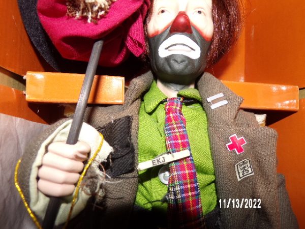Product Image and Link for Flambro Emmett Kelly Jr. “CLOWN” Original in Box 15″