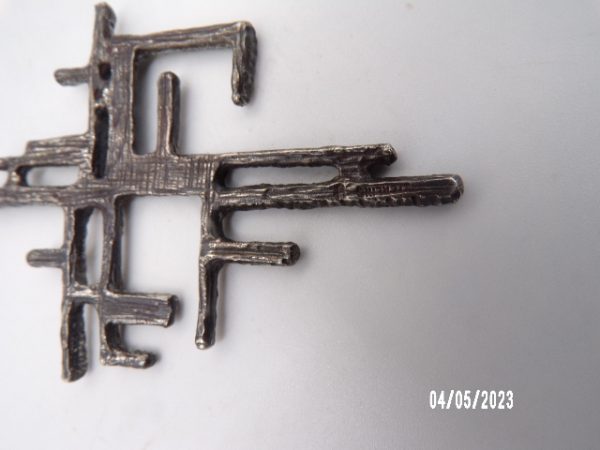 Product Image and Link for Vintage Sterling Silver – NORWAY ELSE & PAUL BRUTALIST Abstract Pendant