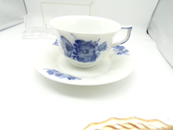 Product Image and Link for Vintage Royal Copenhagen Blue Flower Braided Teacup & Saucer Scandinavian Design