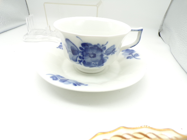 Vintage Royal Copenhagen Blue Flower Braided Teacup & Saucer Scandinavian  Design - California Shop Small