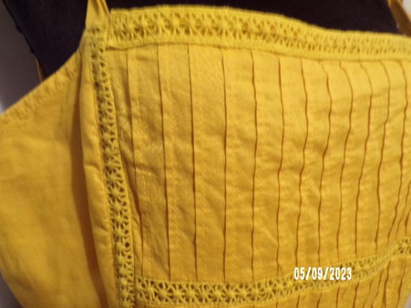 Product Image and Link for J Crew Spaghetti Strap Yellow Sun Dress Point Sur Size 0 NWT