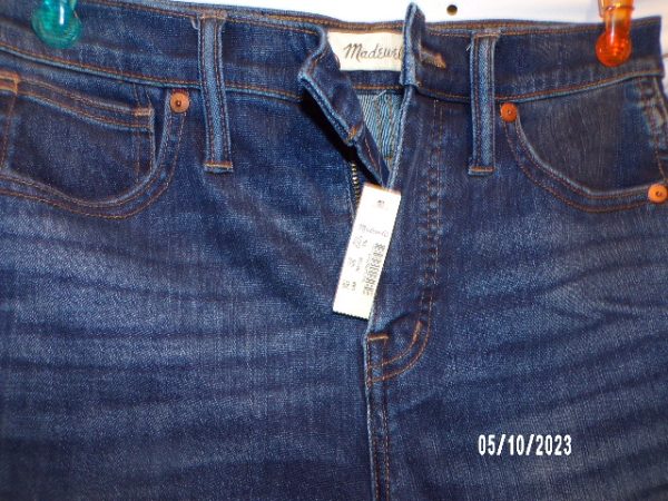 Product Image and Link for Madewell Jeans Women Tall 10″ High-Rise Skinny Blue Denim 26T NWT $99