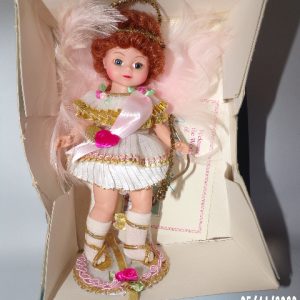 Product Image and Link for Vintage Madame Alexander CUPID Doll #13860 w/Bow 8″
