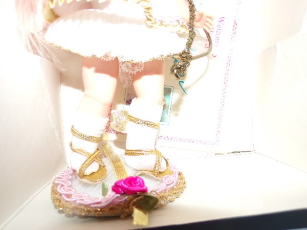 Product Image and Link for Vintage Madame Alexander CUPID Doll #13860 w/Bow 8″