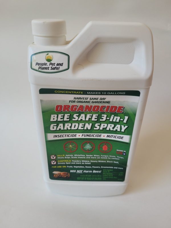 Product Image and Link for Organocide Bee Safe 3-in-1 Garden Spray Quart (32 oz)