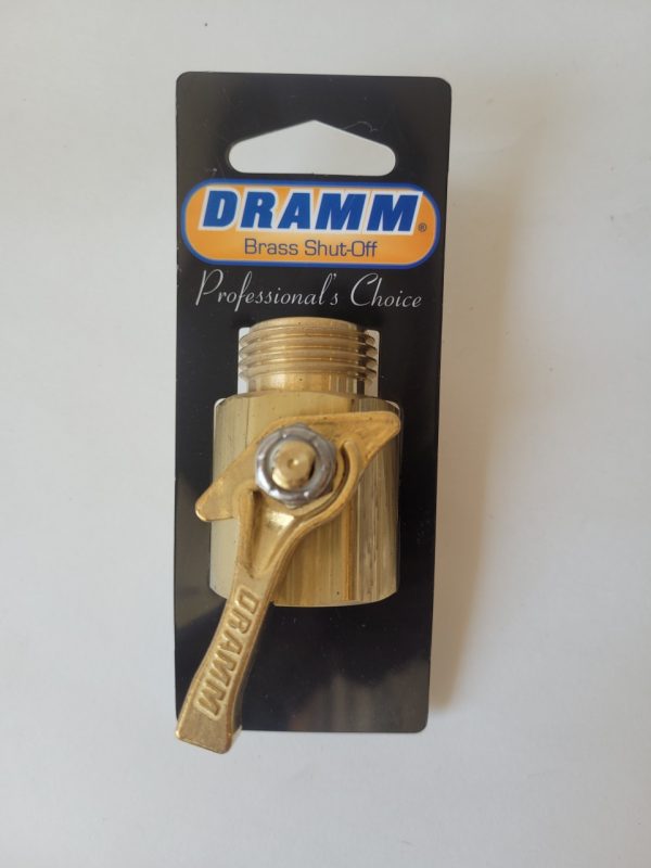 Product Image and Link for Dramm Heavy Duty Brass Shut-Off Valve