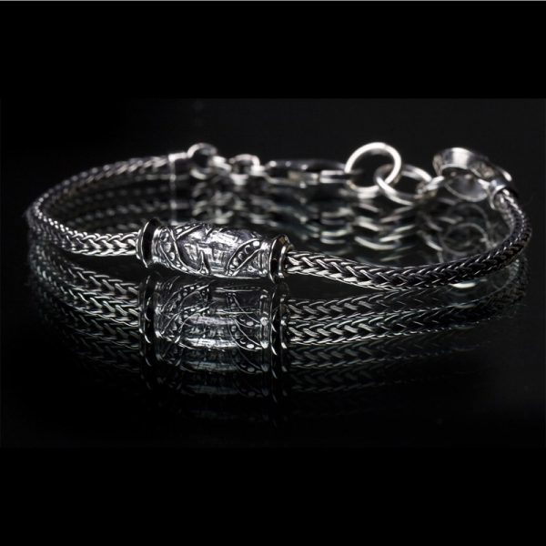 Product Image and Link for Geo 003 – Hand Made – Sterling Silver Bracelet