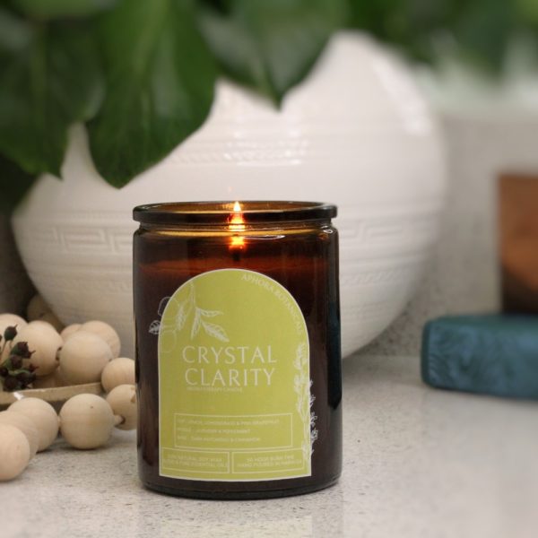Product Image and Link for Crystal Clarity Aromatherapy Candle
