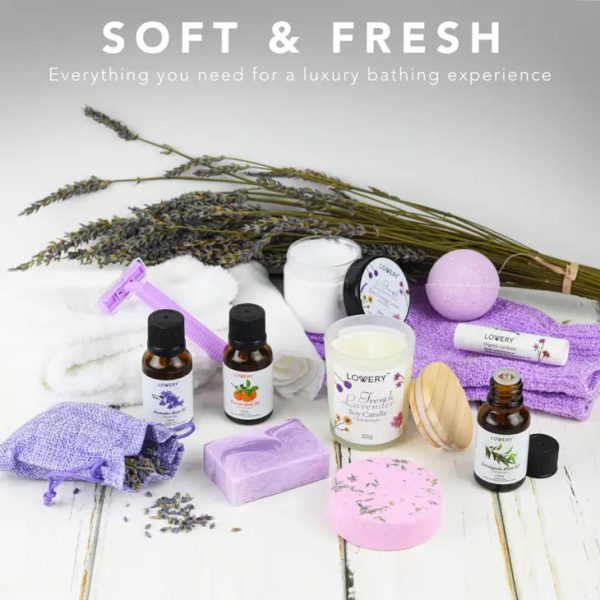 Product Image and Link for Relaxing Bath Salts and Candle Intermediate Package