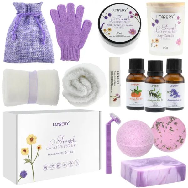 Product Image and Link for Relaxing Bath Salts and Candle Intermediate Package