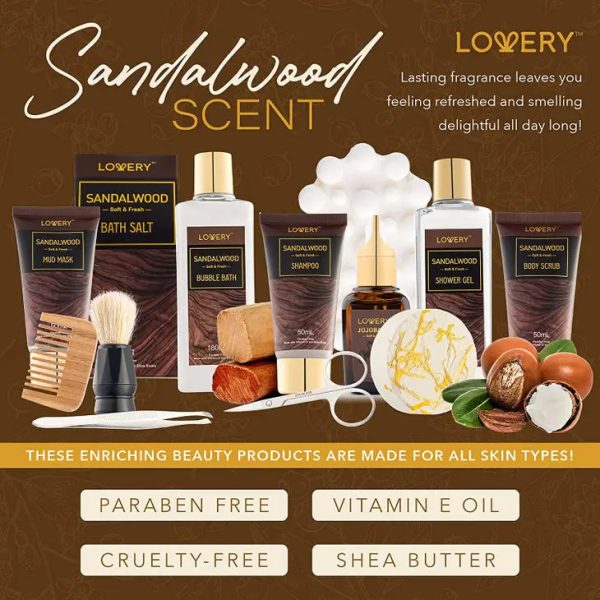 Product Image and Link for Men’s Self Care Refreshing Spa Set