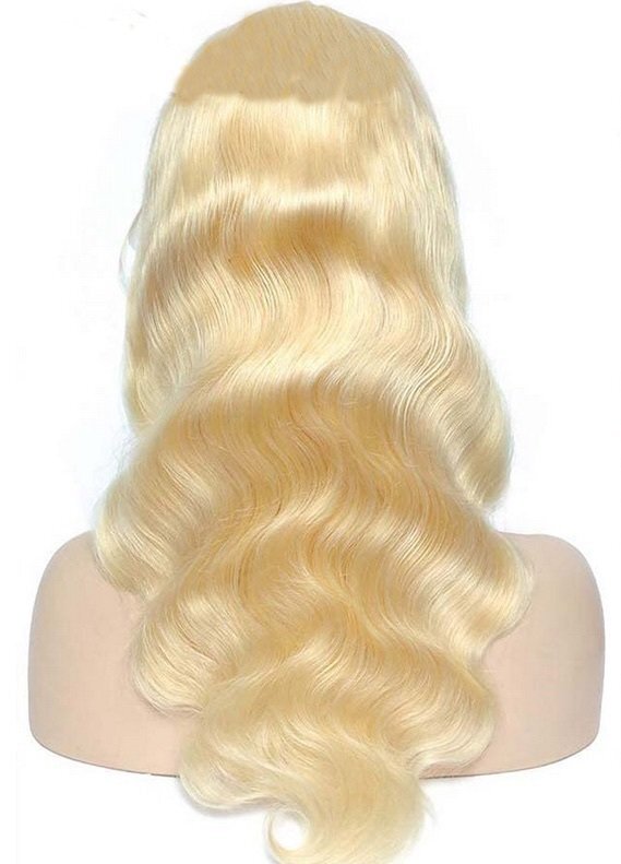 Product Image and Link for Blonde (613) Body Wave Lace Front Human Hair Wig| By Vanda Salon Hair Loss Solutions