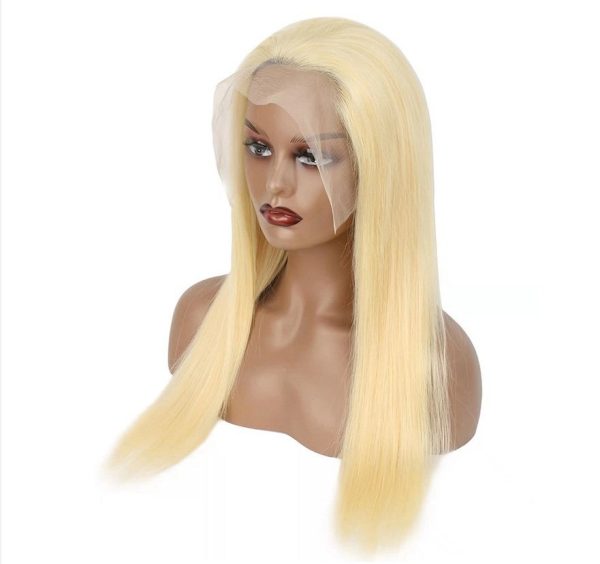 Product Image and Link for Blonde (613) Straight Lace Front Human Hair Wig| By Vanda Salon Hair Loss Solutions