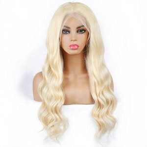 Product Image and Link for Blonde (613) Body Wave Lace Front Human Hair Wig| By Vanda Salon Hair Loss Solutions