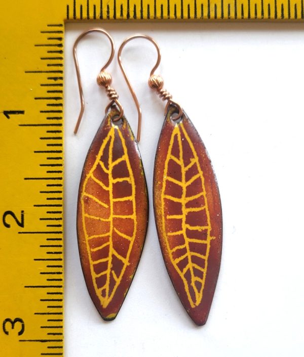 Product Image and Link for Autumn Tone Shuteye Earrings