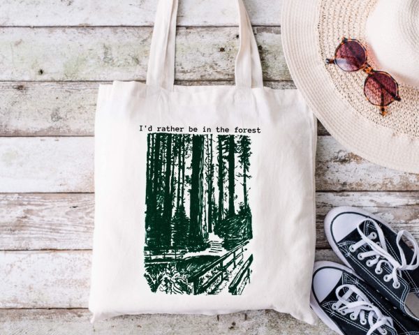 Product Image and Link for Canvas Tote Bag with Forest Scene
