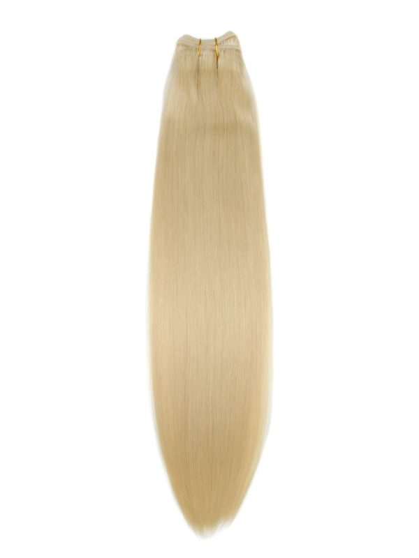 Product Image and Link for Blonde (613) Straight Weft Hair Extensions| By Vanda Salon Hair Loss Solutions