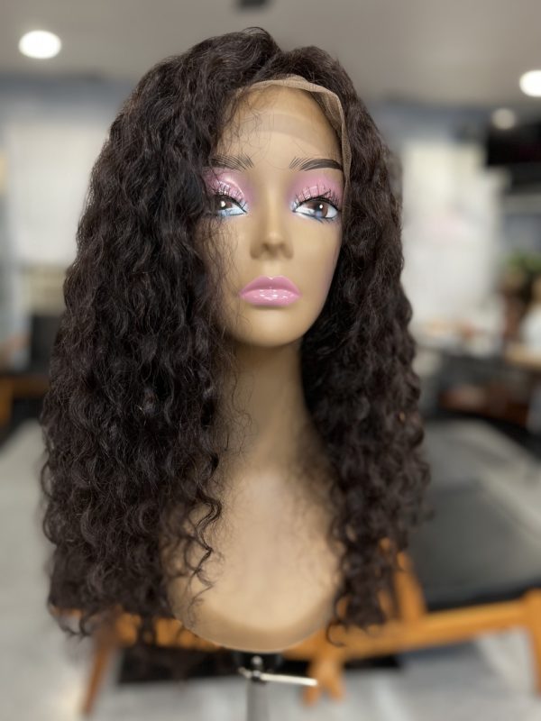 Product Image and Link for Deep Curly Lace Front Human Hair Wig| By Vanda Salon Hair Loss Solutions