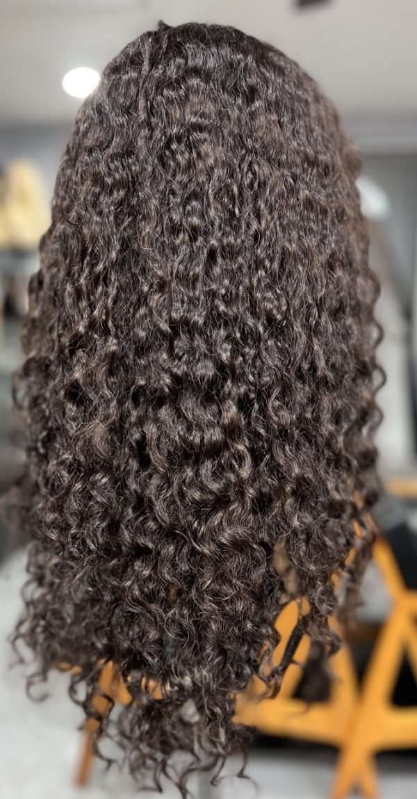 Product Image and Link for Deep Curly Lace Front Human Hair Wig| By Vanda Salon Hair Loss Solutions