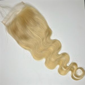 Product Image and Link for Blonde (613) Body Wave Closure | By Vanda Salon Hair Loss Solutions