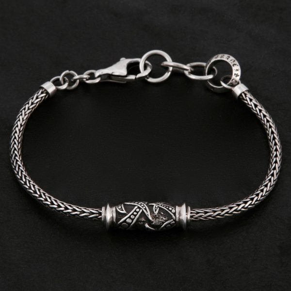 Product Image and Link for Geo 003 – Hand Made – Sterling Silver Bracelet