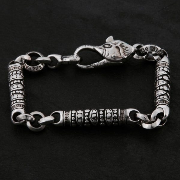 Product Image and Link for Geo 004 – Hand Made – Sterling Silver Bracelet