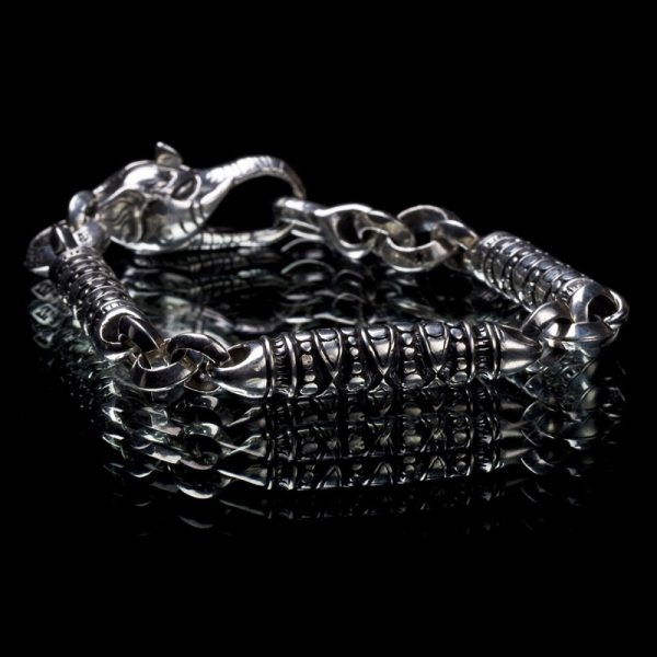 Product Image and Link for Geo 004 – Hand Made – Sterling Silver Bracelet