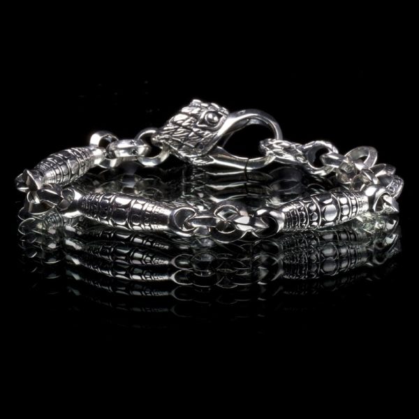 Product Image and Link for Geo 005 – Hand Made – Sterling Silver Bracelet