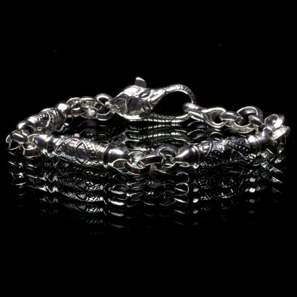 Product Image and Link for Geo 006 – Hand Made – Sterling Silver Bracelet
