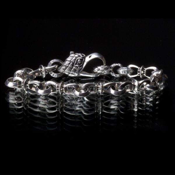 Product Image and Link for Geo 008 – Hand Made – Sterling Silver Bracelet