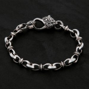Product Image and Link for Geo 008 – Hand Made – Sterling Silver Bracelet