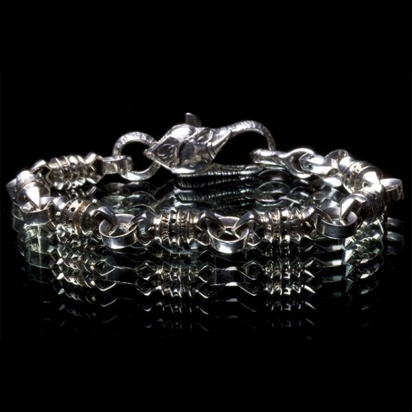 Product Image and Link for Geo 009 – Hand Made – Sterling Silver Bracelet