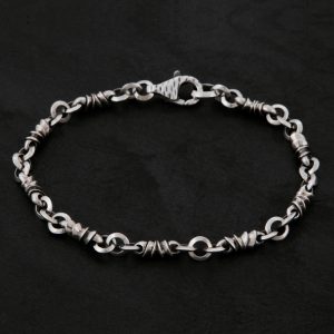 Product Image and Link for Geo 010 – Hand Made – Sterling Silver Bracelet