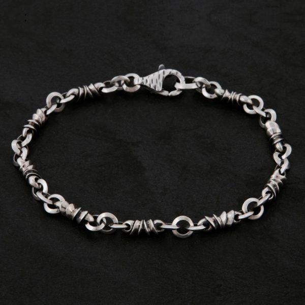 Product Image and Link for Geo 010 – Hand Made – Sterling Silver Bracelet