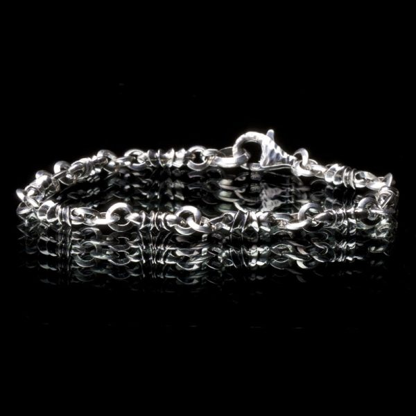 Product Image and Link for Geo 010 – Hand Made – Sterling Silver Bracelet