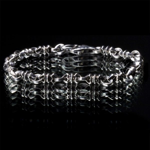 Product Image and Link for Geo 011 – Hand Made – Sterling Silver Bracelet