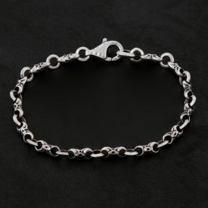 Product Image and Link for Geo 012 – Hand Made – Sterling Silver Bracelet