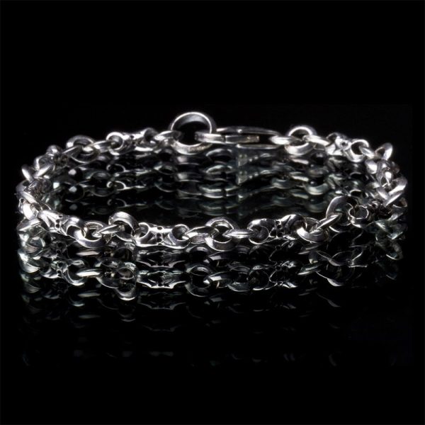 Product Image and Link for Geo 012 – Hand Made – Sterling Silver Bracelet