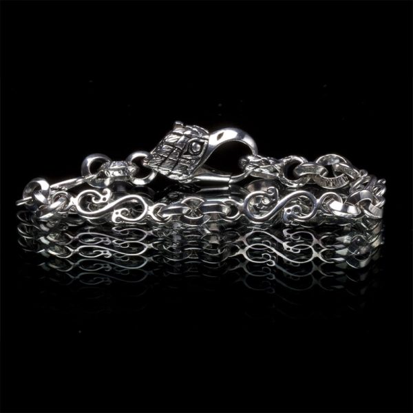 Product Image and Link for Geo 015 – Hand Made – Sterling Silver Bracelet