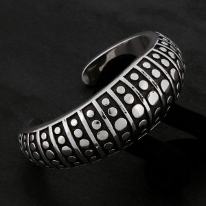 Product Image and Link for Geo 040 – Hand Made – Sterling Silver Bracelet