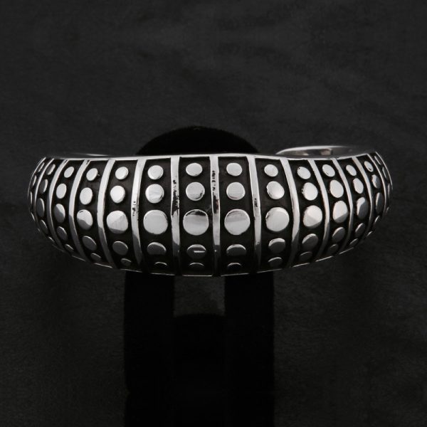 Product Image and Link for Geo 040 – Hand Made – Sterling Silver Bracelet